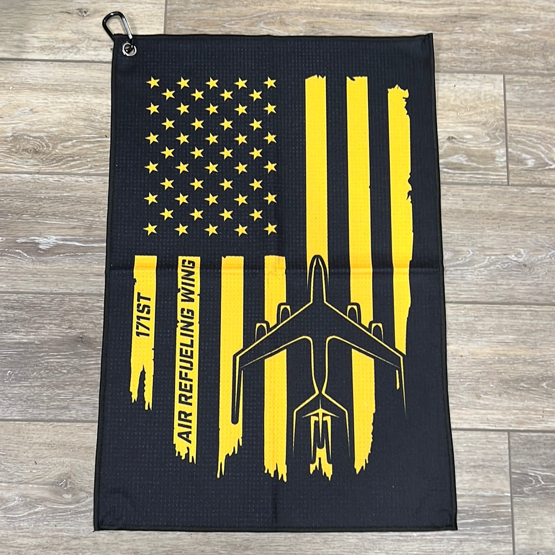 Flag Golf Towel