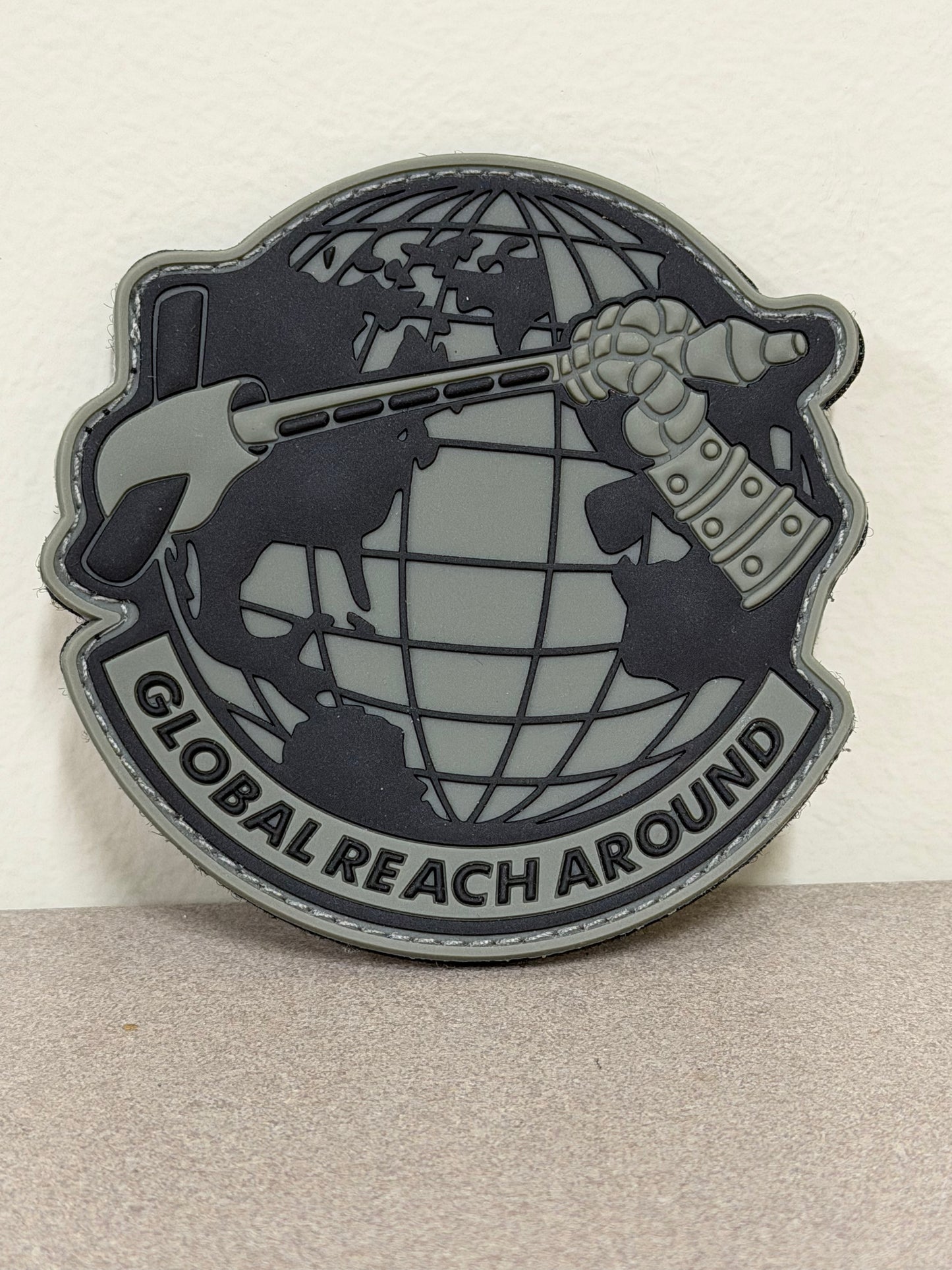 PVC subdued Global Reach Around Patch